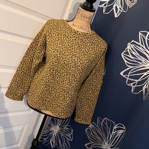 NWOT Zara cozy leopard print sweater